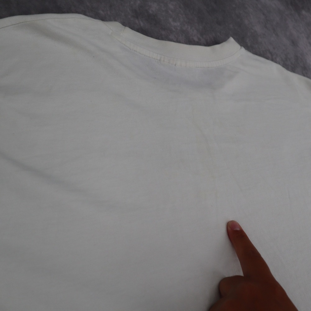 Roxy Kelia Flame Sleeve Crop Top Long Sleeve White Y2K Size M - Picture 14 of 15